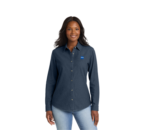 Women's Long Sleeve Denim Shirt