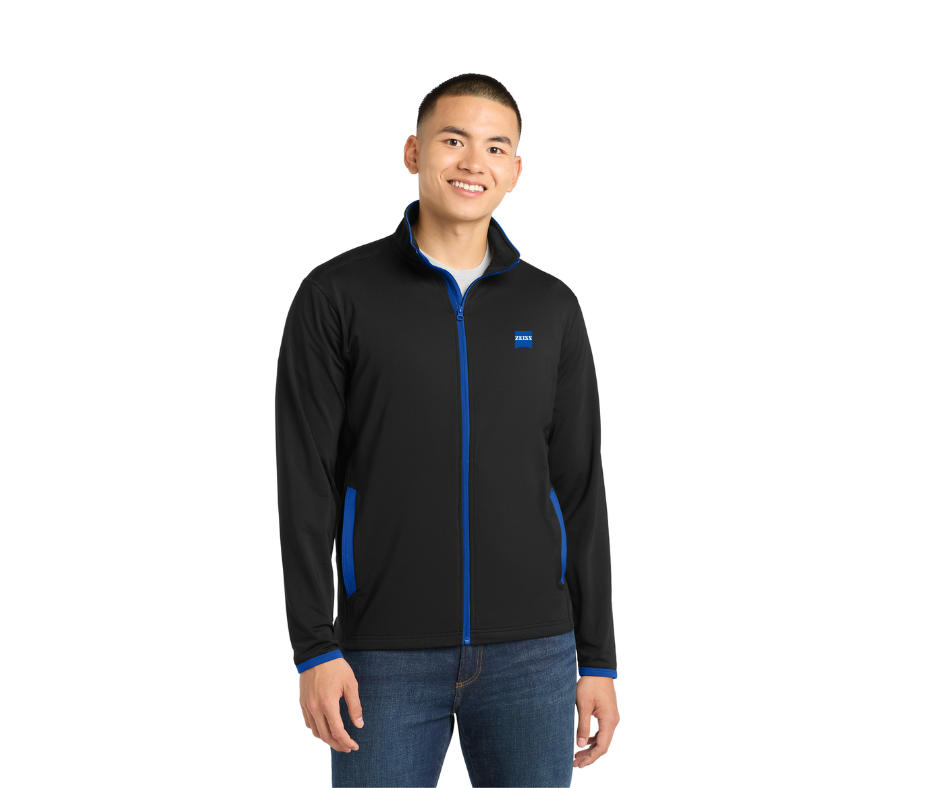 Men’s Sport-Wick® Stretch Contrast Full-Zip Jacket